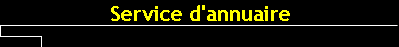 Service d'annuaire