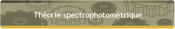 Thorie spectrophotomtrique