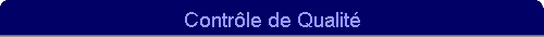 Contrle de Qualit